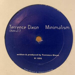 [ Terrence Dixon - Minimalism - Utensil Records Utensil-7 ] Submerge