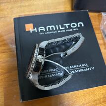 HAMILTON ハミルトン　H645120 クオーツ　USED 防水　腕時計　送料無料_画像9