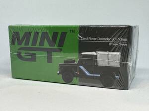 MINI GT ミニGT 1/64 MGT00402 ランドローバー ディフェンダー 90 ピックアップ ブロンズグリーン