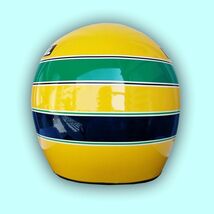 海外　高品質　送料込み　アイルトン・セナ　AYRTON SENNA 1991　F1　ヘルメット　等身大サイズ　 　レプリカ　高品質_画像4