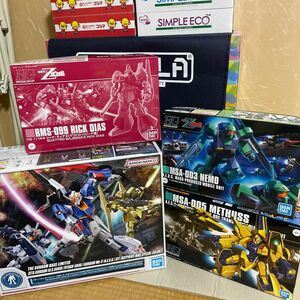 【アーガマ隊】HG 1/144 ガンダムベース限定（グリプス戦役セット）/メタス/ネモ/リック・ディアス（クワトロ） 4点セット