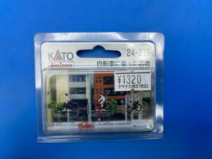 3H2910　Nゲージ　KATO　カトー　DioTown　品番24-215　自転車に乗った若者　※新品