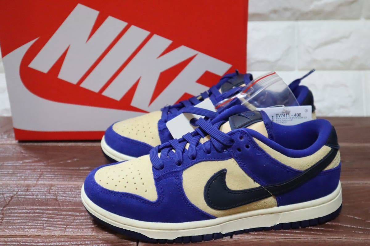 新品 25㎝ NIKE ナイキ W NIKE DUNK LOW LX Blue Suede ウィメンズ