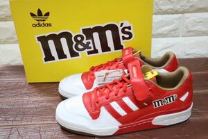 新品 定価20900円　28㎝ adidas アディダス　FORUM LOW 84 - M&Ms CREW-v1 フォーラム　ロー　赤　レッド