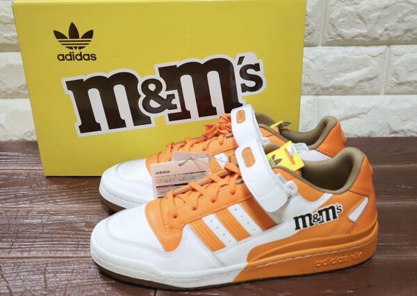 新品 定価20900円　28.5㎝ adidas アディダス　FORUM LOW 84 - M&Ms CREW-v1 フォーラム　ロー　オレンジ