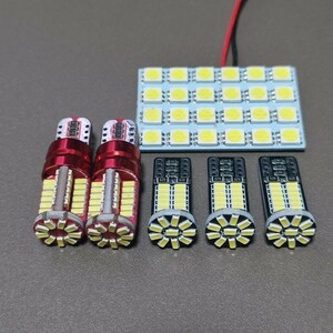 超爆光！N BOX JF3 JF4 ルームランプ バックランプ ナンバー灯 T10 LED 6個セット ホワイト ホンダ /57/34/s24