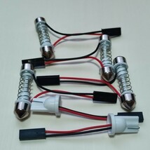 ステップワゴン RK1/2/3/4/5/6 T10 LED バックランプ ナンバー灯 ルームランプ12個セット 爆光 COB全面発光 ホンダ /c48/c24/c18/45/34_画像10