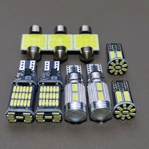 超爆光！YA系 エクシーガ ルームランプ ナンバー灯 ポジション バックランプ T10 LED ウェッジ球 ホワイト スバル /45/10/34/t31