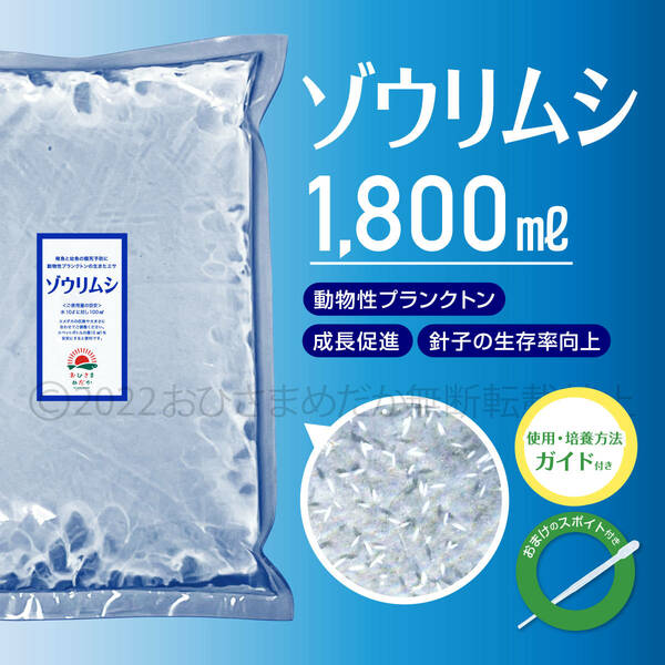 特濃縮【ゾウリムシ　種水　増量　1800ml】めだか　メダカ　針子　エサ 稚魚　psb　 金魚　ミジンコ　クロレラ　ミドリムシ スポイト付き