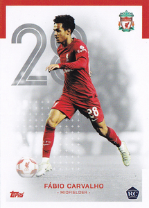 【カルバーリョ/Fabio Carvalho】2022-23 Topps Liverpool Team Set Base RC