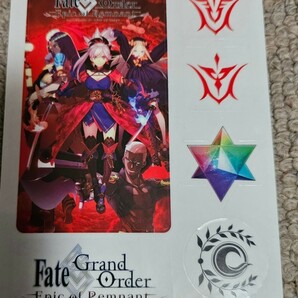 アニメジャパン Fate grand Order FGO Epic of Remnant 令呪 ステッカー 宮本武蔵 アビゲイル エミヤ stay night Heaven's Feel FES フェス