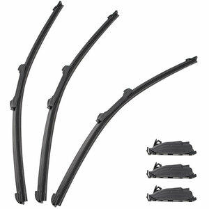  Isuzu Forward *07 Forward wide car aero wiper blade 500mm×475mm×475mm 3ps.@ flat wiper graphite 