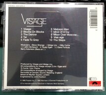 Visage 1st 旧規格輸入盤中古CD ヴィサージ フェイド・トゥ・グレイ デビュー steve strange midge ure 西ドイツ盤 800 029-2_画像2