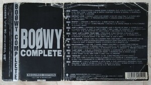 boowy complete 廃盤国内盤10枚組BOXCD ボウイ コンプリート 氷室京介 布袋寅泰 高橋まこと 松井常松 ボーイ TOCT-69390-99 2200円盤