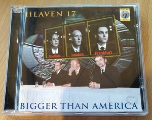 Heaven 17 Bigger Than America 廃盤輸入盤中古CD ヘヴン17 ビガー・ザン・アメリカ ワッペン付き 0630-16346-2