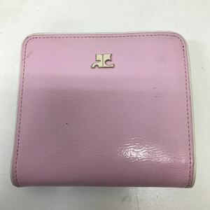 34157 0801Y クレージュ　財布　ピンク