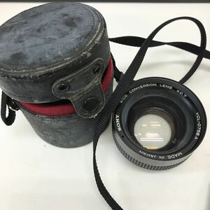 34180 0819Y SONY Sony VCL-0758A wide conversion lens operation not yet verification 