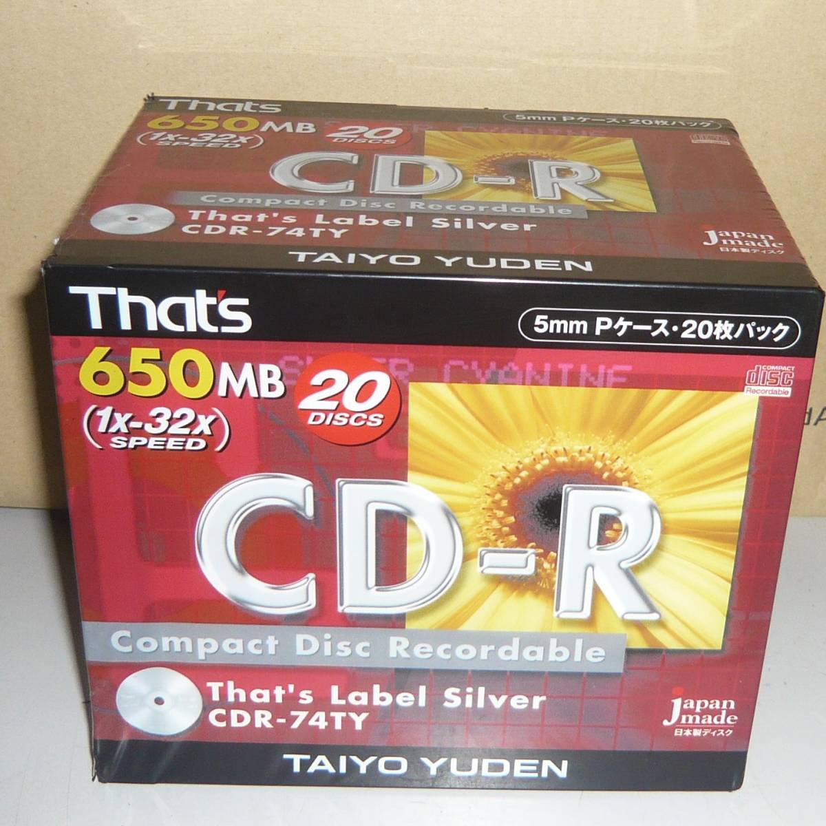 2023年最新】ヤフオク! -太陽誘電 cd-rの中古品・新品・未使用品一覧