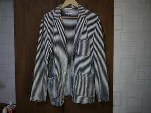 Engineered Garments エンジニアードガーメンツ Knit Jacket Cotton Jersey ボーダー柄 コットンニット テーラードジャケット M