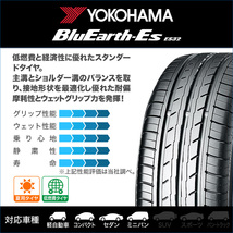 サマータイヤ ホイール 4本セット MID シュナイダー SQ27 YOKOHAMA ブルーアースイーエス ES32 165/55R15_画像2