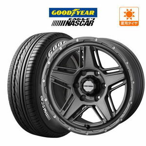 200系 ハイエース ホイール 4本セット ウェッズ マッドヴァンス 07 グッドイヤー NASCAR (ナスカー) 195/80R15