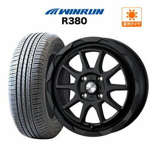 サマータイヤ ホイール 4本セット ウェッズ マッドヴァンス 06 WINRUN ウインラン R380 155/65R14