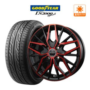 サマータイヤ ホイール 4本セット BADX ロクサーニ マルチフォルケッタ TR5 グッドイヤー LS2000 ハイブリッド2 165/50R15