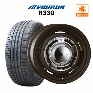 サマータイヤ ホイール 4本セット クリムソン ディーン クロスカントリー ウインラン R330 165/55R15