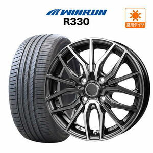 サマータイヤ ホイール 4本セット ホットスタッフ プレシャス アスト M4 ウインラン R330 165/55R15