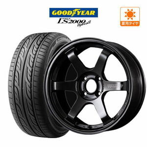 サマータイヤ ホイール 4本セット レイズ ボルクレーシング TE37 ソニック グッドイヤー LS2000 ハイブリッド2 165/50R15