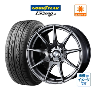 サマータイヤ ホイール 4本セット ウェッズ ウェッズスポーツ SA-99R グッドイヤー イーグル LS2000 ハイブリッド2 165/55R15