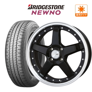 サマータイヤ ホイール 4本セット ロクサーニ グラスターファイブ BRIDGESTONE NEWNO ニューノ 165/55R15