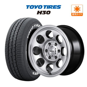 200系 ハイエース ホイール 4本セット MID ガルシア Palm8 TOYO TOYO H30 195/80R15