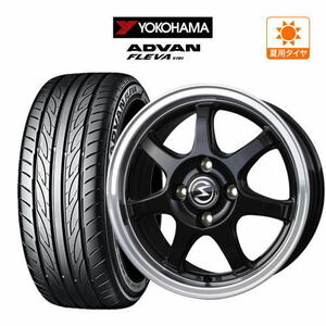 サマータイヤ ホイール 4本セット BADX エスホールド S-7S YOKOHAMA ADVAN アドバン フレバ V701 165/50R16