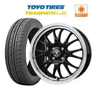 サマータイヤ ホイール 4本セット BADX エスホールド S-8M TOYO トランパス LuK 155/65R14