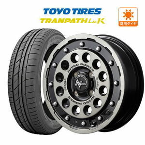 サマータイヤ ホイール 4本セット MID ナイトロパワー H12 ショットガン TOYO トランパス LuK 155/65R14