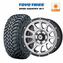 サマータイヤ ホイール 4本セット FORCE デルタフォース OVAL(オーバル) TOYO オープンカントリー M/T 265/70R17_画像1