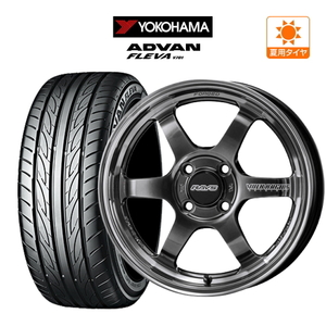 サマータイヤ ホイール 4本セット ボルク TE37 KCR PROGRESSIVE MODEL YOKOHAMA アドバン フレバ V701 165/55R15