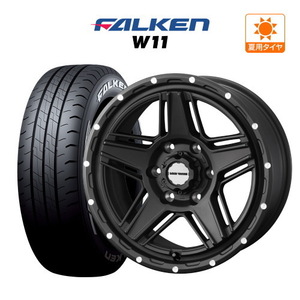 200系 ハイエース ホイール 4本セット ウェッズ マッドヴァンス 07 FALKEN W11 195/80R15