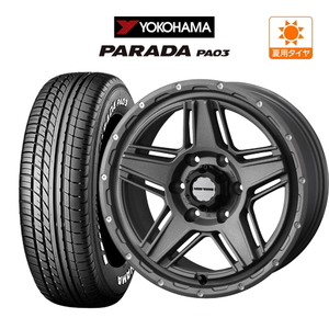 200系 ハイエース ホイール 4本セット ウェッズ マッドヴァンス 07 YOKOHAMA PARADA パラダ PA03 215/60R17