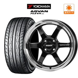 サマータイヤ ホイール 4本セット ボルク TE37 KCR PROGRESSIVE MODEL YOKOHAMA アドバン フレバ V701 165/55R15