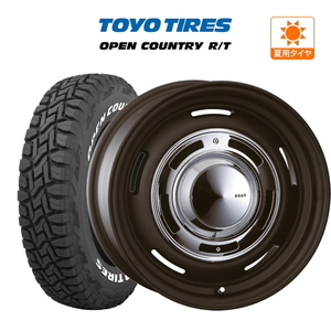 サマータイヤ ホイール 4本セット クリムソン ディーン クロスカントリー TOYO オープンカントリー R/T(WL) 165/65R15 タフト 等