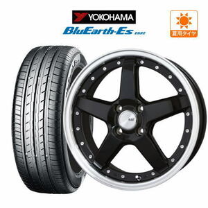 サマータイヤ ホイール 4本セット ロクサーニ グラスターファイブ YOKOHAMA ブルーアースイーエス ES32 165/55R15