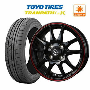 サマータイヤ ホイール 4本セット BADX エスホールド S-5V TOYO トランパス LuK 155/65R14