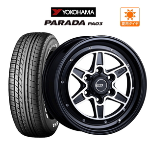 200系 ハイエース ホイール 4本セット タナベ SSR ディバイド MK-6（限定カラー） YOKOHAMA PARADA パラダ PA03 215/60R17