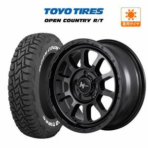 サマータイヤ ホイール 4本セット ナイトロパワー M10 パーシング S BARREL BLACK EDITION TOYO オープンカントリー R/T 235/70R16