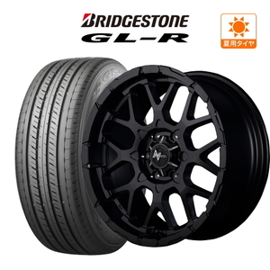 200系 ハイエース ホイール 4本セット MID ナイトロパワー M28 バレット BRIDGESTONE GL-R 215/65R16