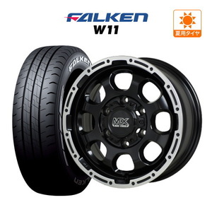 200系 ハイエース ホイール 4本セット マッドクロス グレイス FALKEN W11 215/65R16 キャラバン