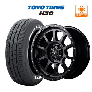 200系 ハイエース ホイール 4本セット MID ナイトロパワー M10 パーシング TOYO TOYO H30 195/80R15