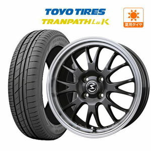 サマータイヤ ホイール 4本セット BADX エスホールド S-8M TOYO トランパス LuK 155/65R14